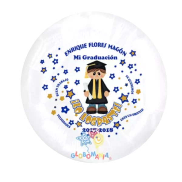 Metálico Graduación Niño