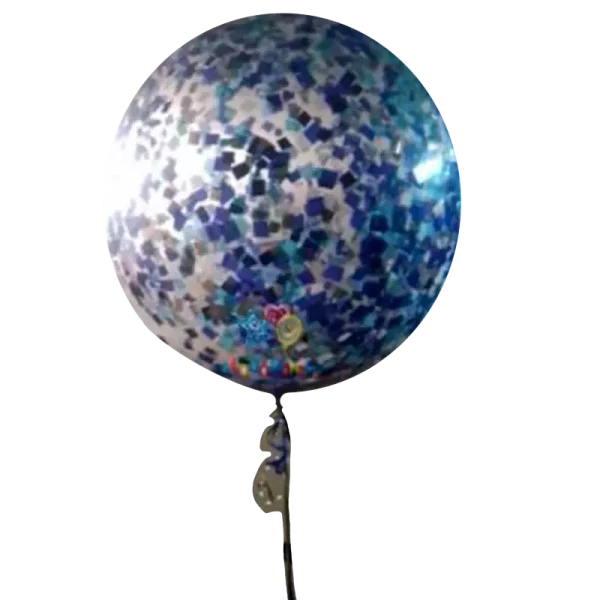Decoración con globo de 3'