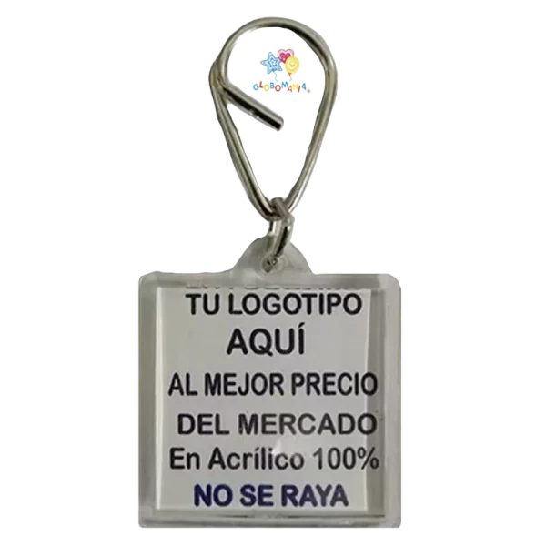 Llavero de argolla de gota